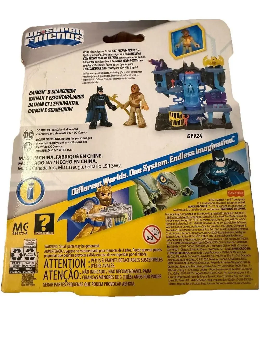 Lot Of 4 Imaginext DC Super Friends Action Figure Batman Penguin Rookie Catwoman
